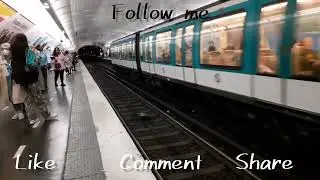If you don't see the underground train line video in Paris, France, you're missing out