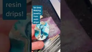 First try at resin jewelry! #gotthisforyou #foryoupage #fyp #resin