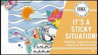 CREATING A LAYOUT WITH FUSSY CUT BACKGROUND AND FLOWERS - ANKE KRAMER - AUGUST 2025 HIP KITS