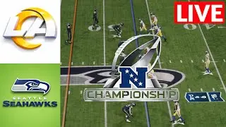 🔴 LIVE: Los Angeles Rams vs Seattle Seahawks | Jan CONFERENCE CHAMPIONSHIP |MADDEN NFL 26 SIMULATION