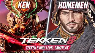 TEKKEN 8 ⚡ Ken (YOSHIMITSU)  Vs  Homemen (SHAHEEN) 💪 T8 High Level Gameplay