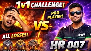 I Challenged a PRO Streamer to 1v1 😱 | TH11–TH14 Esports Battles | Clash of Clans