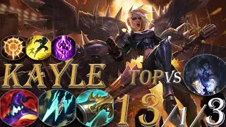 [S13] Kayle Top Vs Sylas. New Statikk Shiv Solves Kayle Major Problem In Early Game.