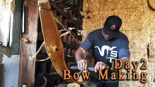 Bow Making Lessons - Day 2 Tillering