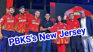 PBKS's New Jersey Launched For IPL 2024 | New Pbks jersey