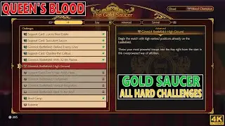 Final Fantasy VII Rebirth 4k - Queen's blood - All gold saucer hard challenges guide