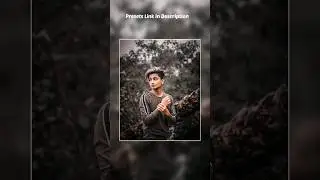 omg 😱 | Lightroom Dark Brown photo editing in just 9 seconds