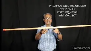 STEM Project - Which way will the wooden strip fall?