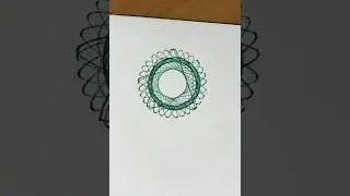 Beautiful design by spirograph #drawing #spirograph #art #artwork #youtubeshorts #shorts