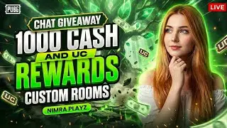 PUBG MOBILE LIVE CUSTOM ROOM UC & CASH REWARD ROOMS🧿🔥 |#pubgmobile #pubgmnextstarprogram  #pubgms28