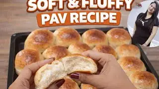 Soft Bakery-Style Pav at Home 😍 | Super Fluffy Pav Recipe | Cookingwithneetu