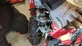 Honda snowblower hs55 carburator remove