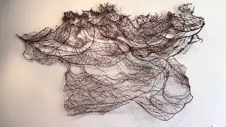 Walk through: The Volume of Hope Solo Exhibition - fibre artist Catriona Pollard