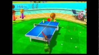 Wii Sports Resorts Tabble Tennis Return challeng EPIC RECORD
