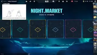 Katarinafps Open her Night Market Store #VALORANT
