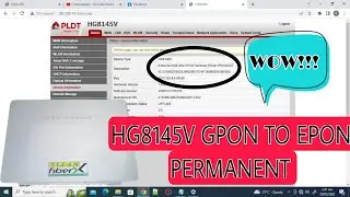 HG8145V GPON TO EPON FULL FLASHING PROCEDURE