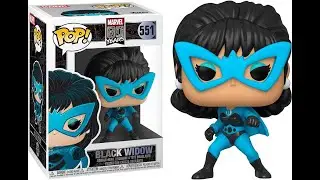 2019 Marvels 80 Years First Appearance - Funko Pop Vinyl Figure - Black Widow Bobble-Head No. 551