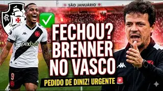 🚨 URGENTE! VASCO FECHA COM BRENNER? DINIZ FOI FUNDAMENTAL NA NEGOCIAÇÃO!