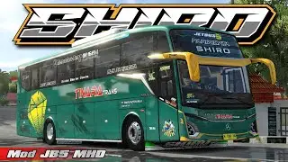 Tinara Trans Shiro. Livery Mod JB5 MHD. Bussid