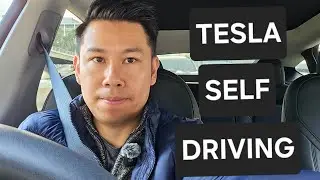 Обзор системы полного автономного вождения Tesla спустя 2 месяца.