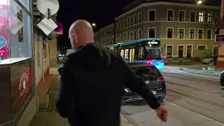 Trikken: 12 Majostuen Nedover Torshov.