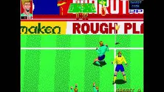 FOOTBALL CHAMP TAITO - 1991 arcade retrogame longplay . complete game 1 credit