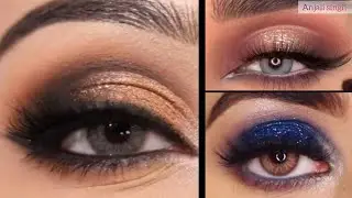 Bridal eye look very easy try it #bridalmakeup #drugstoremakeup #5minutemakeup Bridal eye look ver