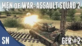 #2 CAEN OUTSKIRTS - Men of War: Assault Squad 2 - GERMAN Campaign Gameplay
