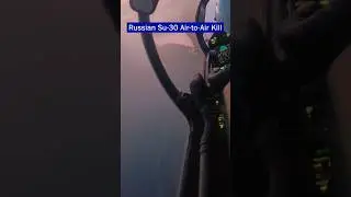 Russian Su-30SM Fighter Jet Shoots Down Kamikaze Drone Over the Sea