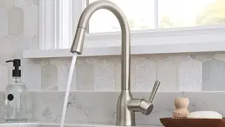 Moen 87233SRS Adler One-Handle High Arc Pulldown Kitchen Faucet with Power Clean -Review  #shorts
