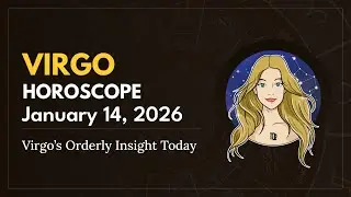 Daily VIRGO Horoscope (January 14, 2026) ♍️ 🌟 Virgo&rsquo;s Orderly Insight Today