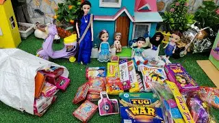 Barbie Diwali crackers review/Mini doll show