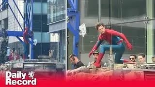 Spider-Man 4 being filmed in Glasgow starring Tom Holland