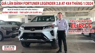 Giá Lăn Bánh Fortuner Legender 2.8 AT 2 Cầu Mới Nhất Tháng 1/2024. Giảm Tiền Mặt - Lãi Suất Góp 0%