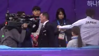 2018.2.16 PyeongChang Olympic kiss & cry Yuzuru Hanyu