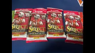 Opening 4 Value Packs Of 2021 NFL Select Football Cards!! Seeing How These Are Compare!!