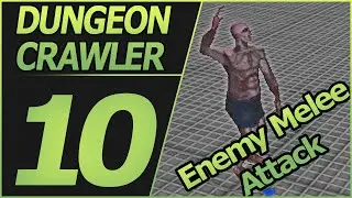 unity dungeon crawler 10 - enemy melee