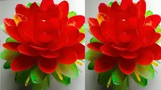 How Do You Make Spoon Flower/Diy Spoon flower craft/#madelotus#divyakismatcraft