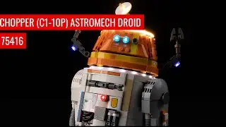 LED Light Kit for LEGO Chopper (C1-10P) Astromech Droid 75416 Light Kit