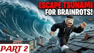Escape Tsunami For Brainrots Gameplay First Time Roblox @SenpaiSpider 