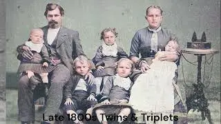 Colorized Historic Photos 1800s - 1960s | Rare Twins & Triplets | Boat Tour | Old Cars | Horse Buggy