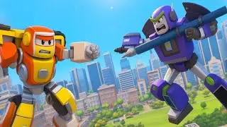 ¡🤖 Ve Super Robot! 🔥 ¡Robofuse contra Zitron! 🚗 Dibujos animados de coches para niños
