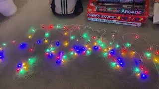 Unboxing & Testing of Winter Wonderland Multicolour LED Star Curtain Lights (Clear Cable)