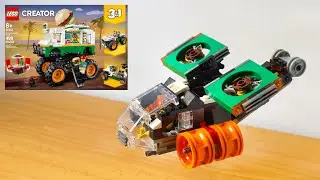 I made an Avatar/Halo helicopter with the Creator set 31104