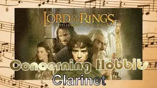 The Lord of the Rings - Concerning Hobbits - Clarinet - Free Sheet Music