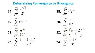 Converges and diverges series check by root and ratio test || Thomas Calculus exercise 10.6 solution