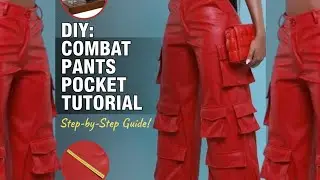 DIY: COMBAT/CARGO PANTS POCKET PATTERN DRAFTING 