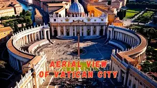 AERIAL VIEW OF VATICAN CITY 📍