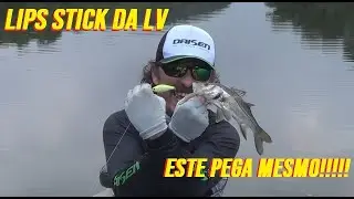 Pescaria com a Isca Lips Stick da KV - Esta isca Pega Mesmo!!!!!!