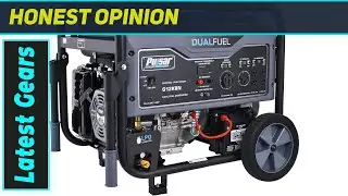 Pulsar G12KBN Heavy Duty Dual Fuel Generator - Best Power Solution for Home & RV